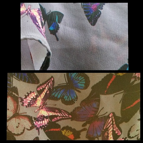 ▪️TED BAKER▪️Butterfly ‘BATSEA' Ruffle Top - Picture 7 of 7